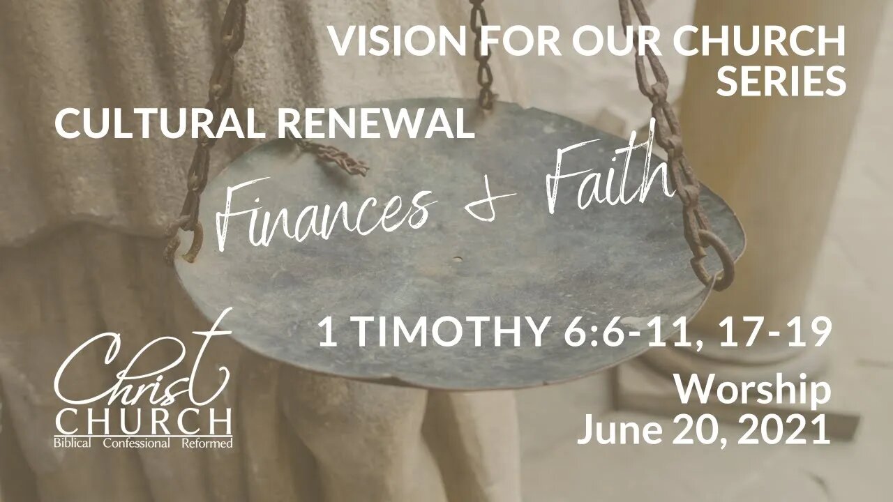 Christ Church OPC - Flower Mound, Texas - June 20, 2021 - Live Stream