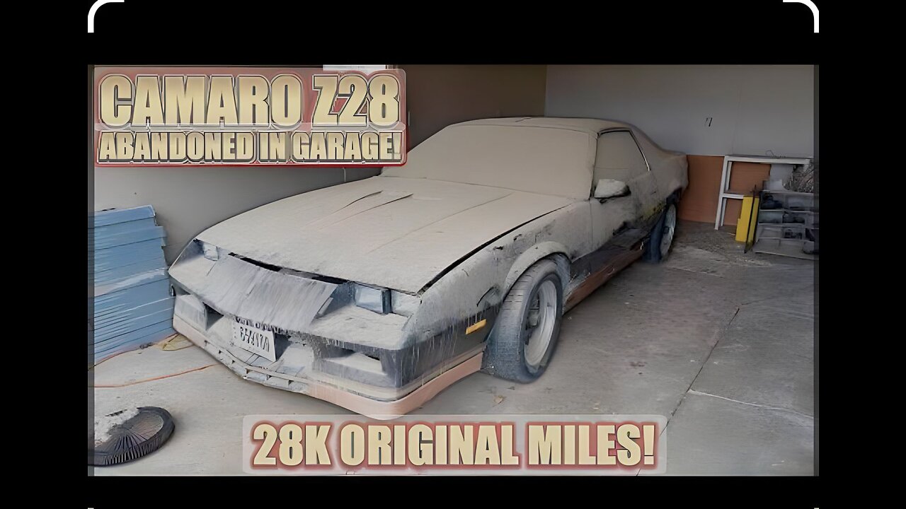 First Wash in 12 Years: ABANDONED Camaro Z28 with 28K Original Miles! | Satisfying Restoration