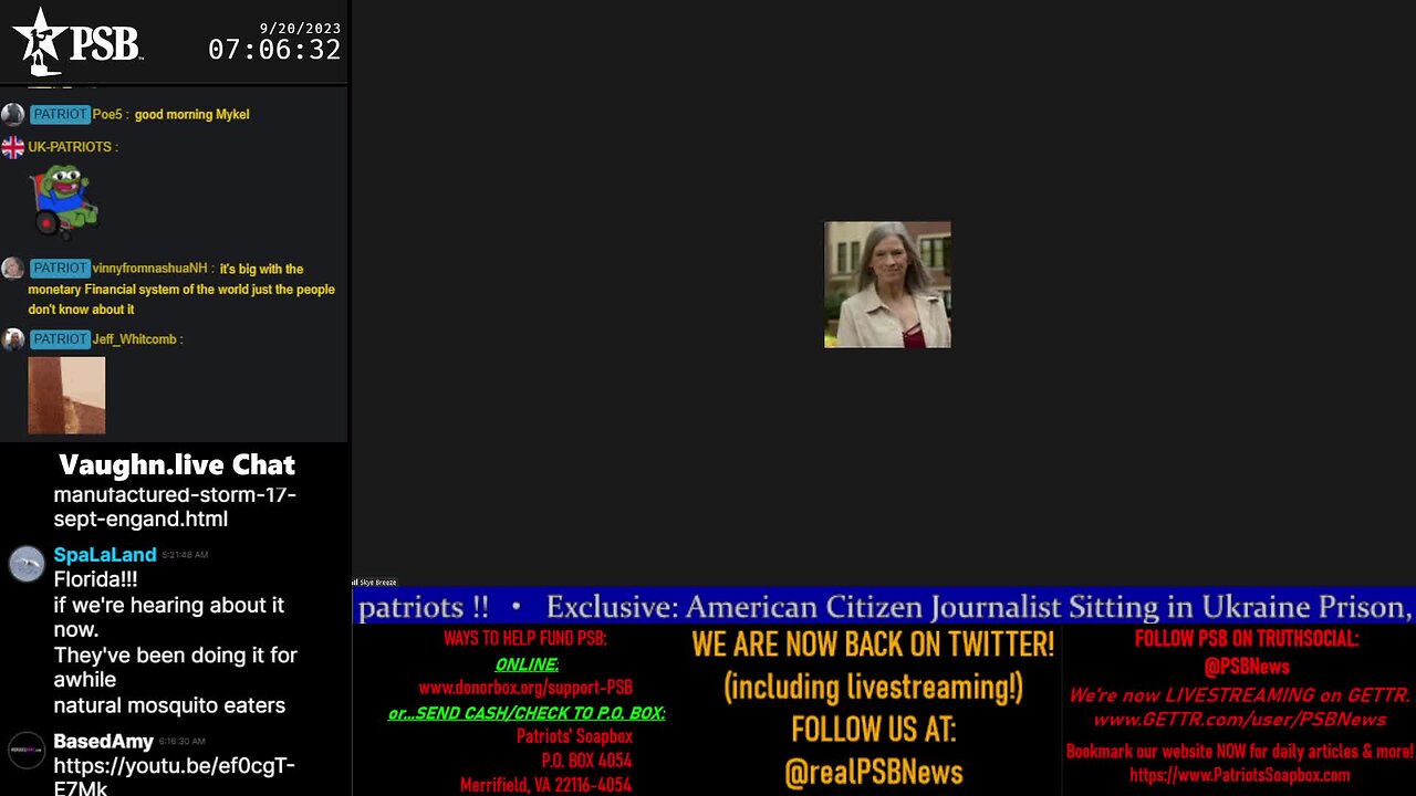 2023-09-20 07:00 EDT - Patriots Soapbox AM: with MykelJaye, SkyeBreeze