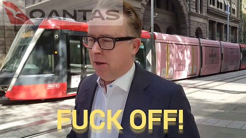 "F*CK OFF!" - Alan Joyce CEO of Qantas meets Aussie Cossack