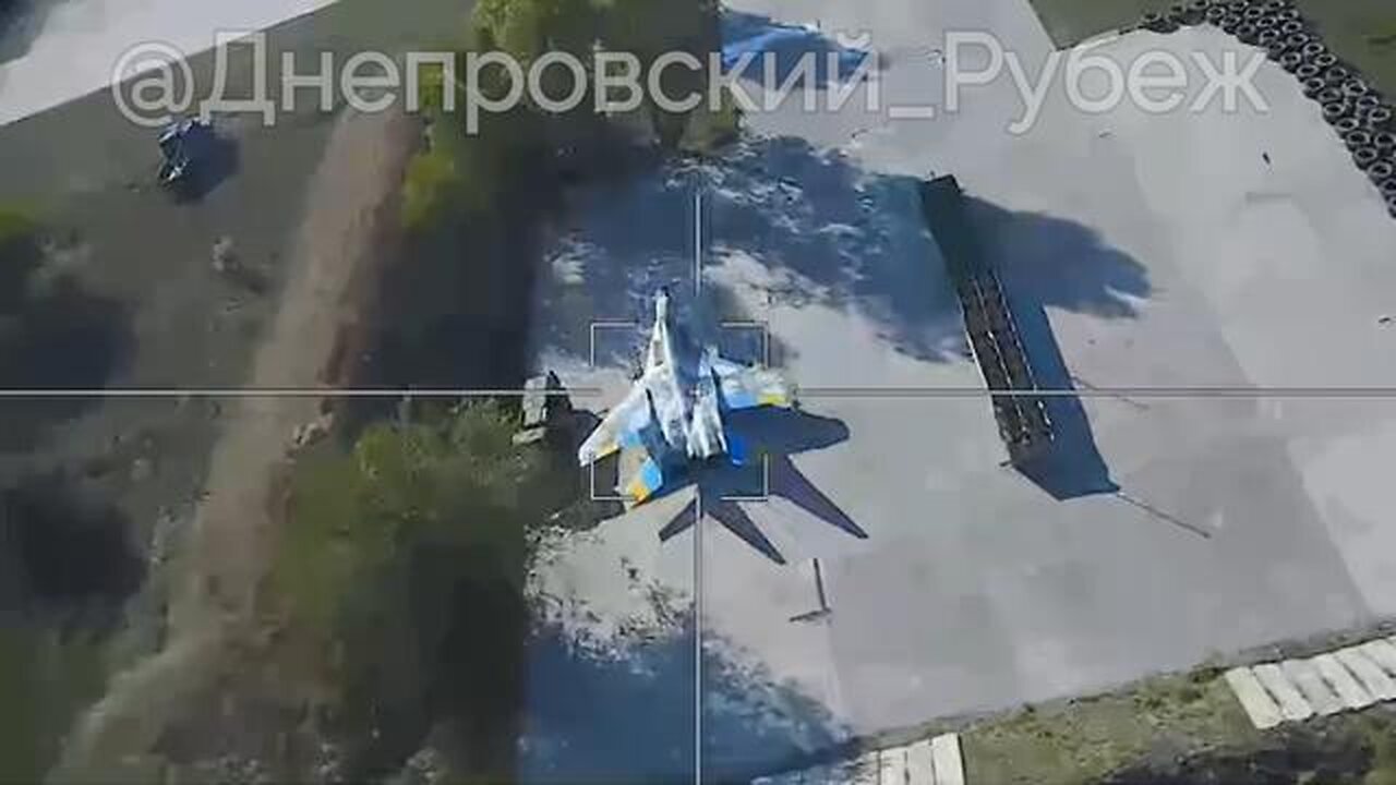 Lancet takes out khakhol MiG-29 70km behind the front line
