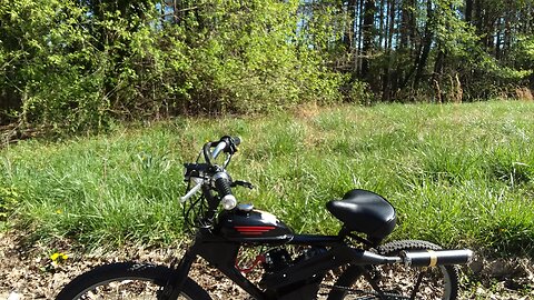 RIppping iT 66cc Motorized Bicycle