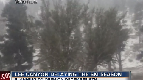 Lee Canyon delaying ski season opening