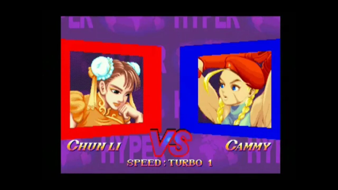 Hyper Street Fighter 2 AI Nerf (PS2) - Chun-Li (Normal) - Hardest - No Continues