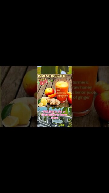 Ultimate Immune Booster Juice Recipe: Stay Healthy and Energized | Boost Your Immune System #Shorts