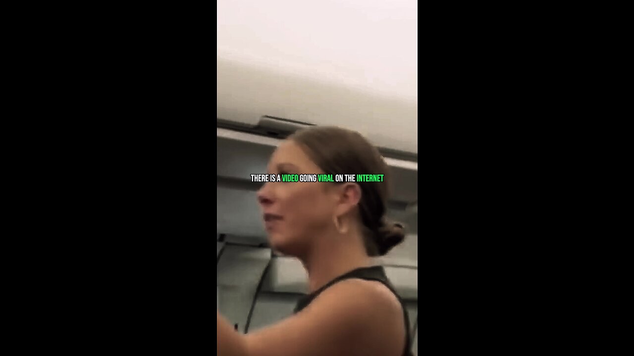 This Woman Saw An Unreal Person On A Plane (Watch Till End)