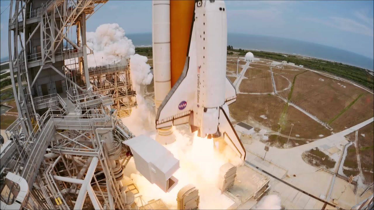 [HD] IMAX // Shuttle launch (Hubble 2010 - STS 125) - Excellent Quality