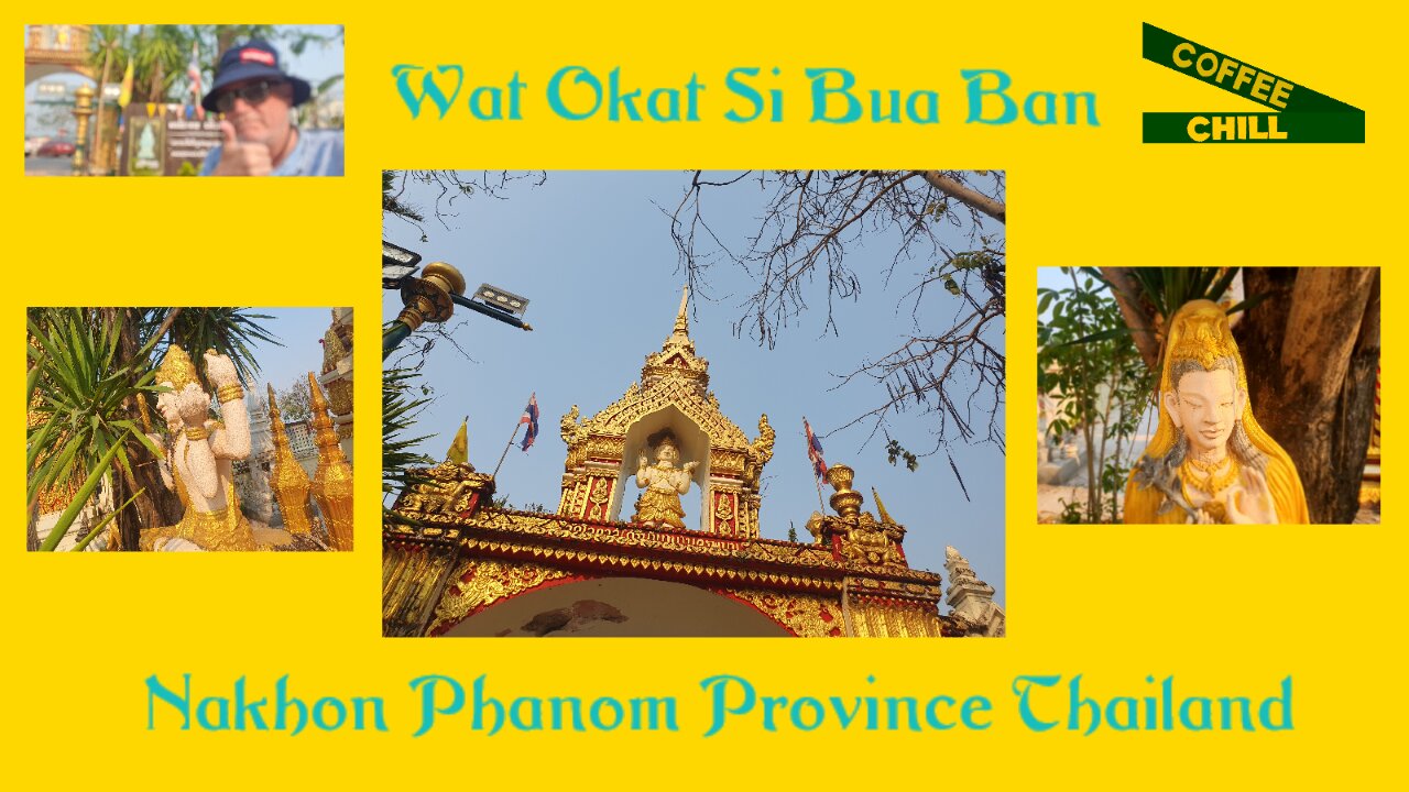 Wat Okat Si Bua Ban วัดโอกาส - A Sacred Temple of Nakhon Phanom Province Issan Thailand #thaitemple