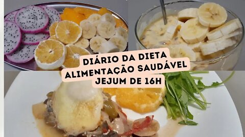 DIÁRIO DA DIETA #19-ALIMENTAÇÃO SAUDÁVEL-JEJUM 16H-RECEITA DE MOQUECA DE OVO