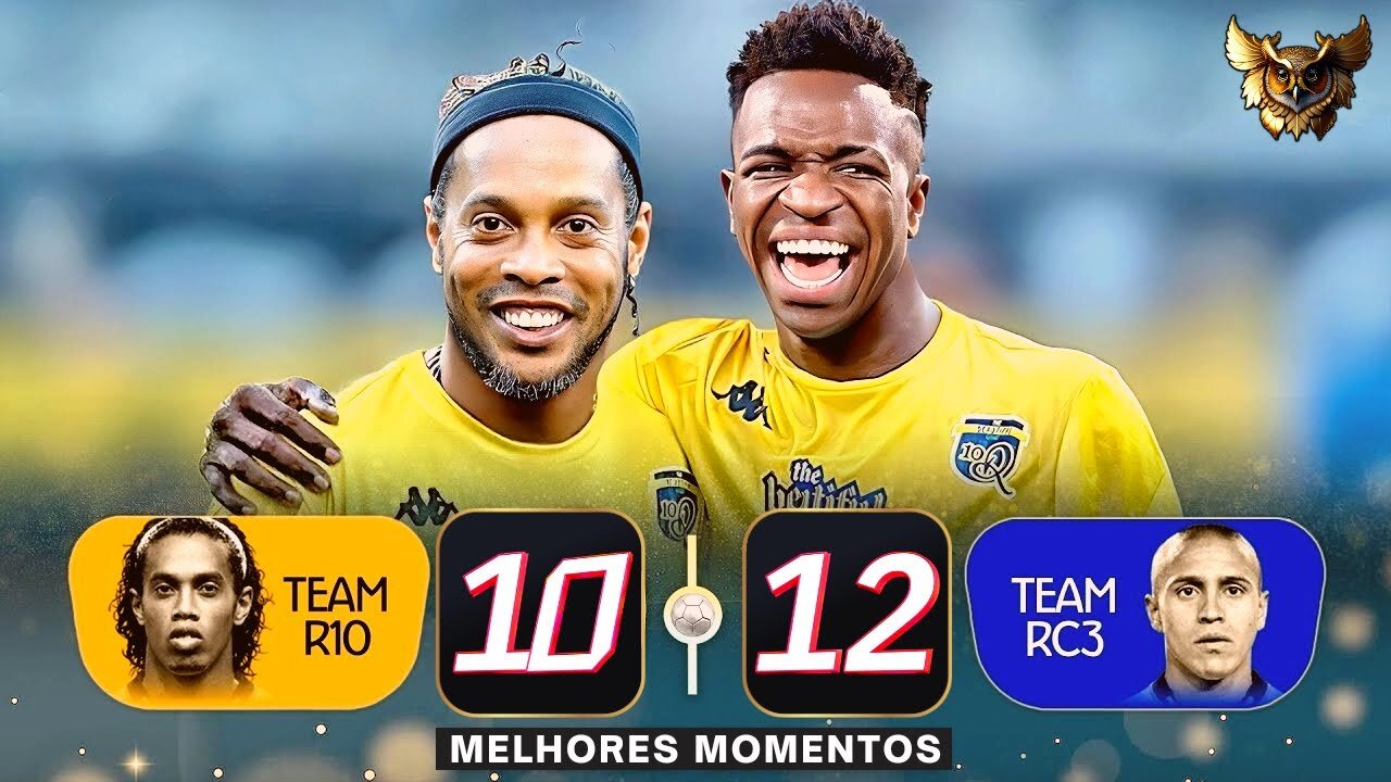 VINICIUS JUNIOR AND RONALDINHO GAÚCHO GAVE A SHOW WITH DRIBLES, GOALS AND MAGIC PASSES