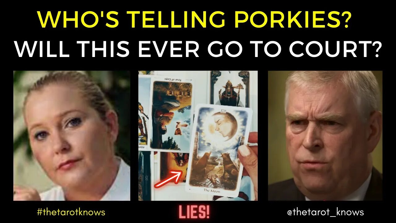 🔴PRINCE ANDREW LAWSUIT: WHO'S TELLING PORKIES? WILL VIRGINIA WIN? #tarot #royalnews