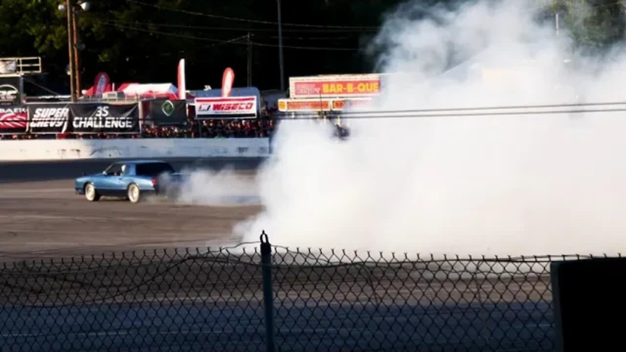 Monte Carlo SS Doea Massive Burnouts During Burnout Comp at Holley LS Fest 2019