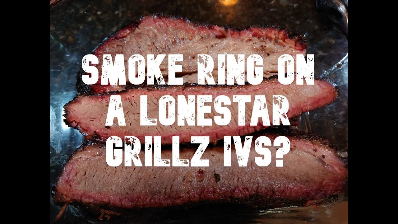 Here's how I got an EPIC smoke ring on the Lonestar Grillz IVS.