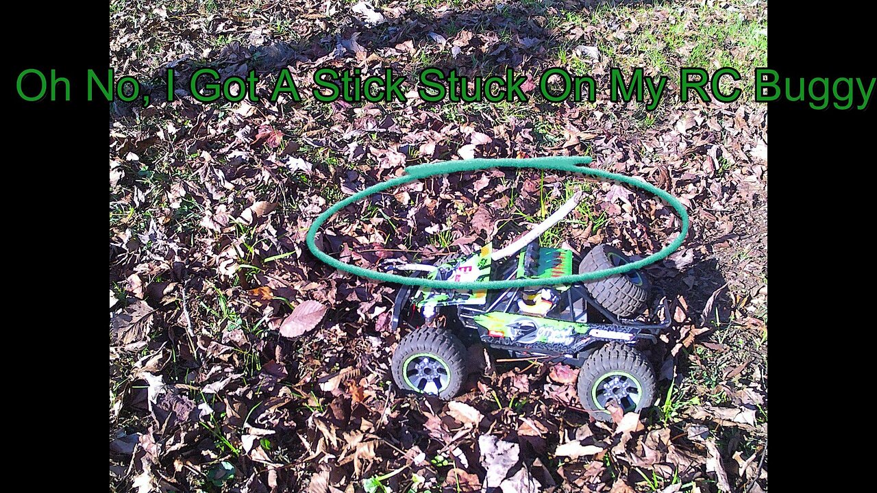 RC Buggy at The Park (Stick Got Stuck On My RC Car)