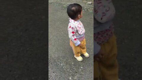 #cutebaby #walking #shorts #adventure #goviral Nepalibaby #Mikson