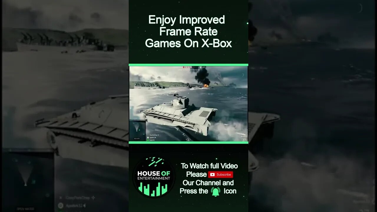 Better Frame Rate on your all-new Xbox