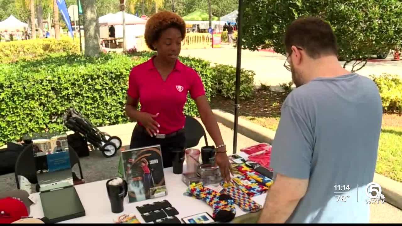 Businesses showcase people with autism at Gardens Green Market