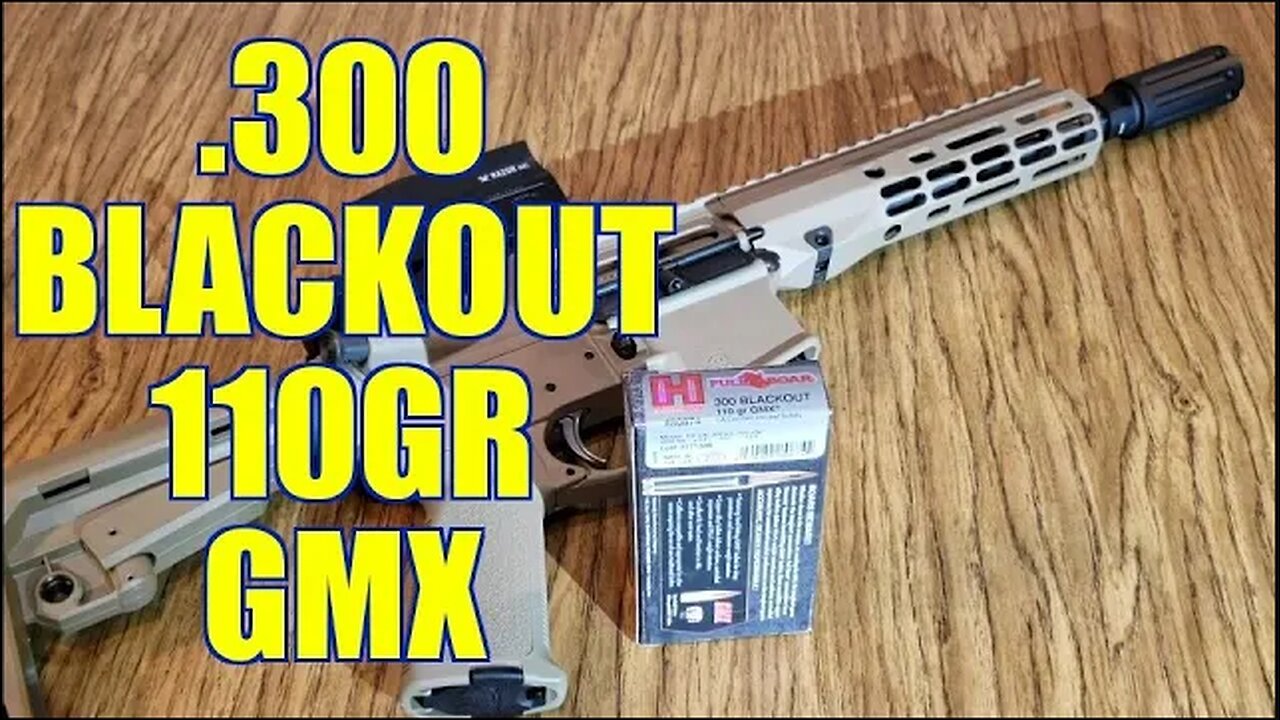 .300 Blackout 110gr GMX Hornady Full Boar Ammunition