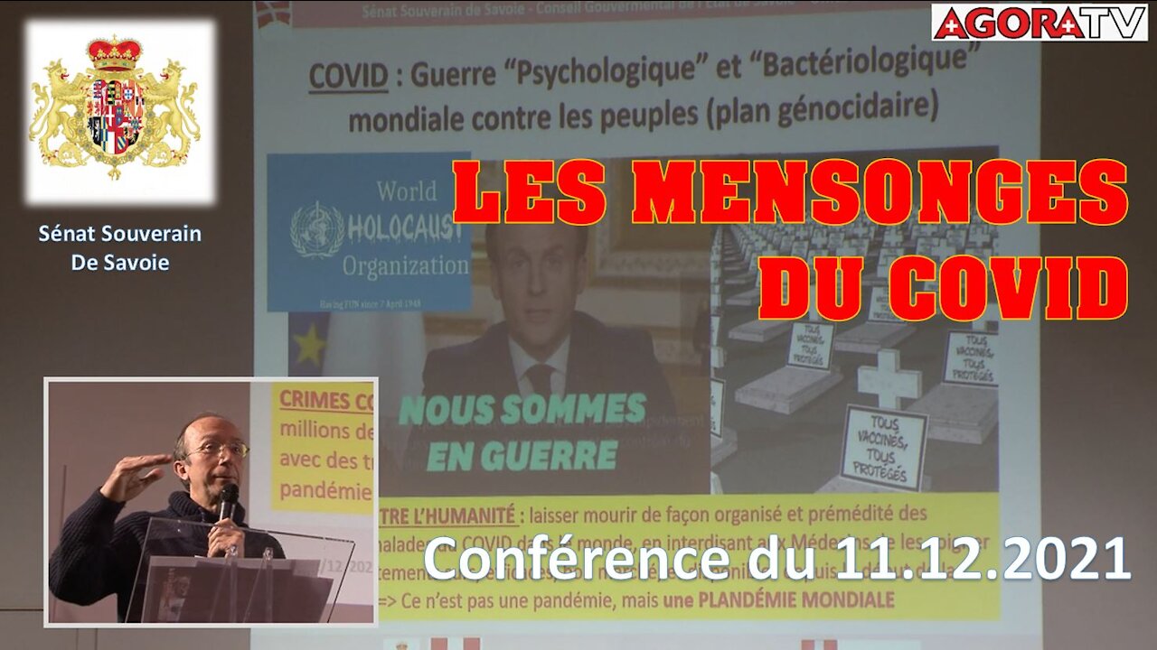 Conférence de Savoie - les mensonges du COVID - A partager d'urgence