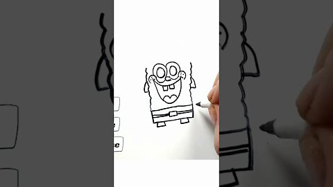 How to draw and paint Sponge Bob Christmas Special