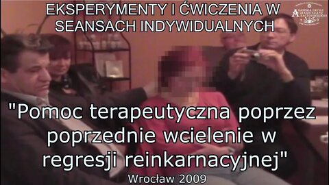 UZDRAWIAJĄCY POKAZ HIPNOZY ZBIOROWEJ Z UDZIAŁEM PUBLICZNOŚCI I MEDIUM W IMAGOTERAPII /2010© TV IMAGO