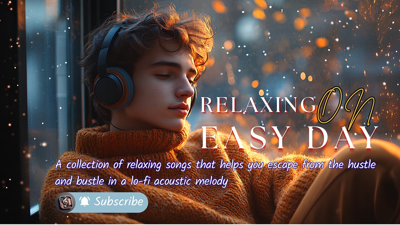 RELAXING ON EASY DAY : A collection of relaxing songs with lo-fi acoustic melodies.