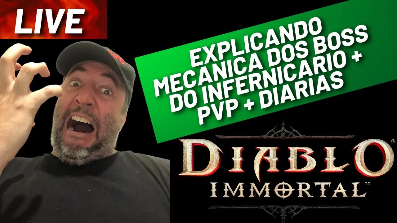 (LIVE) Diablo Immortal - Explicando mecanicas dos boss do infernicario