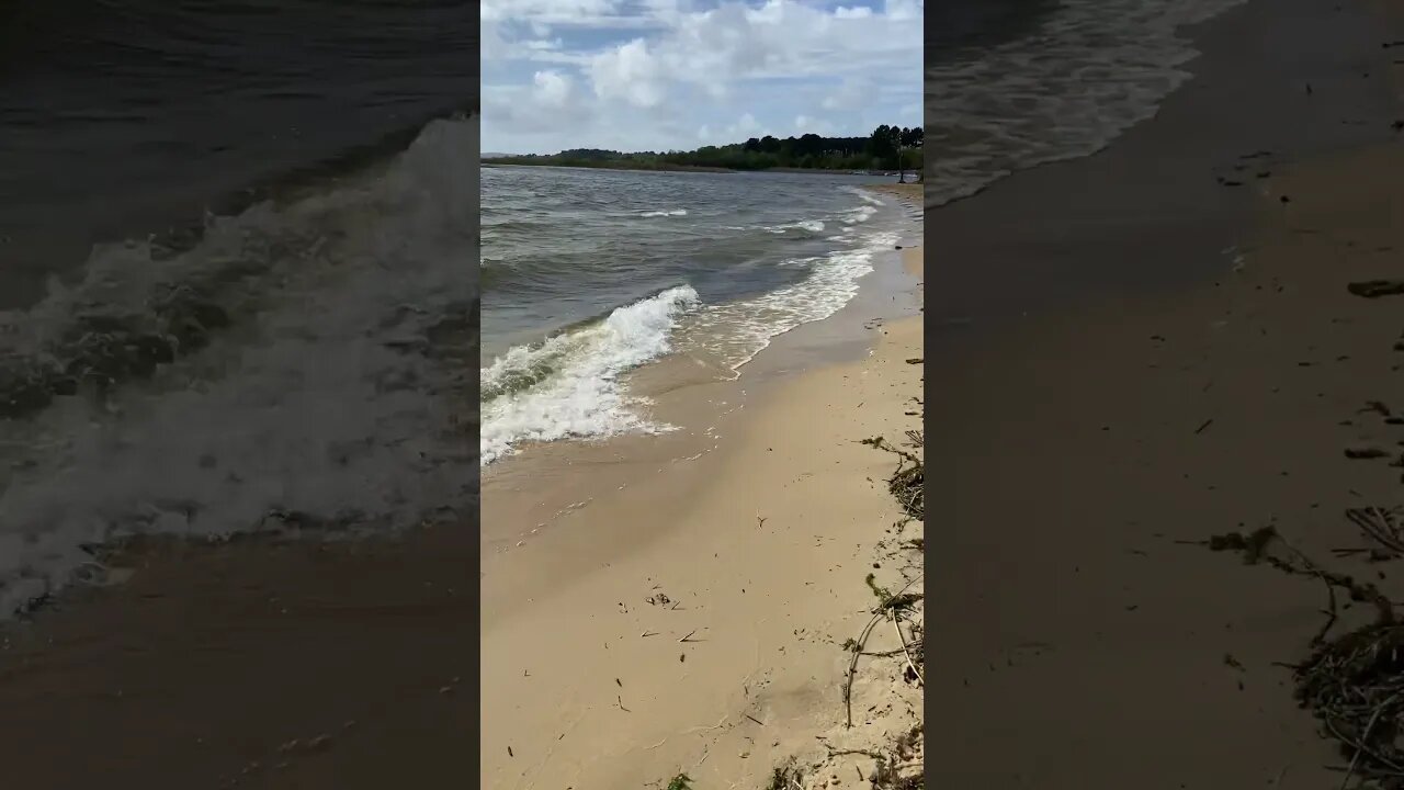 Lago com praia na França! 😱 #curiosidades #incrível #shorts