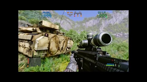 Crysis Remastered Tank Level PC Gameplay