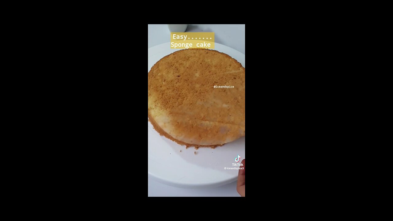 Soft spongy easy cake