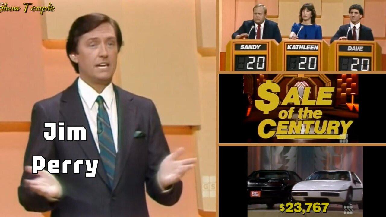 Jim Perry | Sale Of The Century (4-15-85) | Sandy, Kathleen, Dave | Full Episode | Game Shows