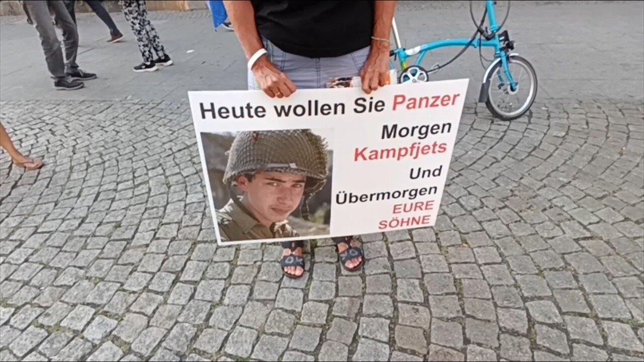 11.09.2023 Friedenskundgebung und Schilderdemo in Spandau - Berlin