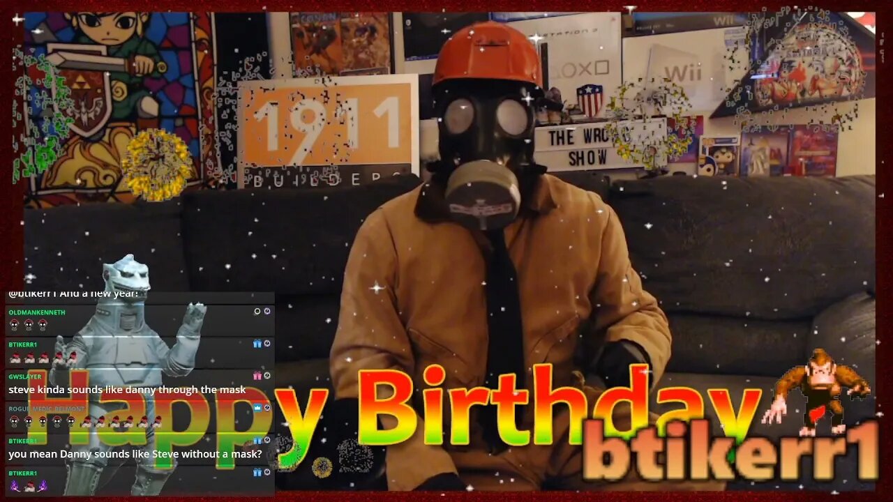 Steve hijacks the New Year Stream