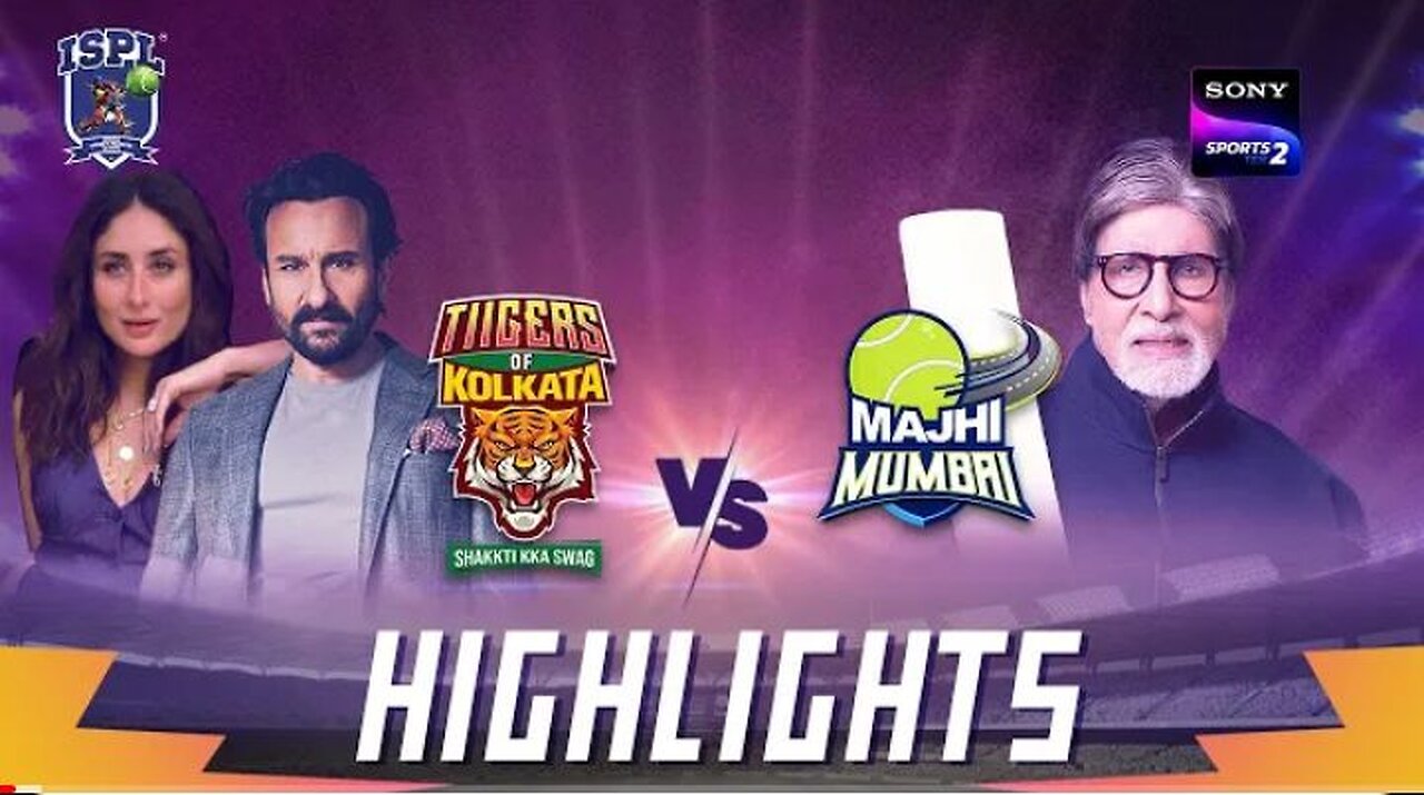 Tiigers of Kolkata vs Majhi Mumbai Highlights | ISPL Final | 15th March 2024