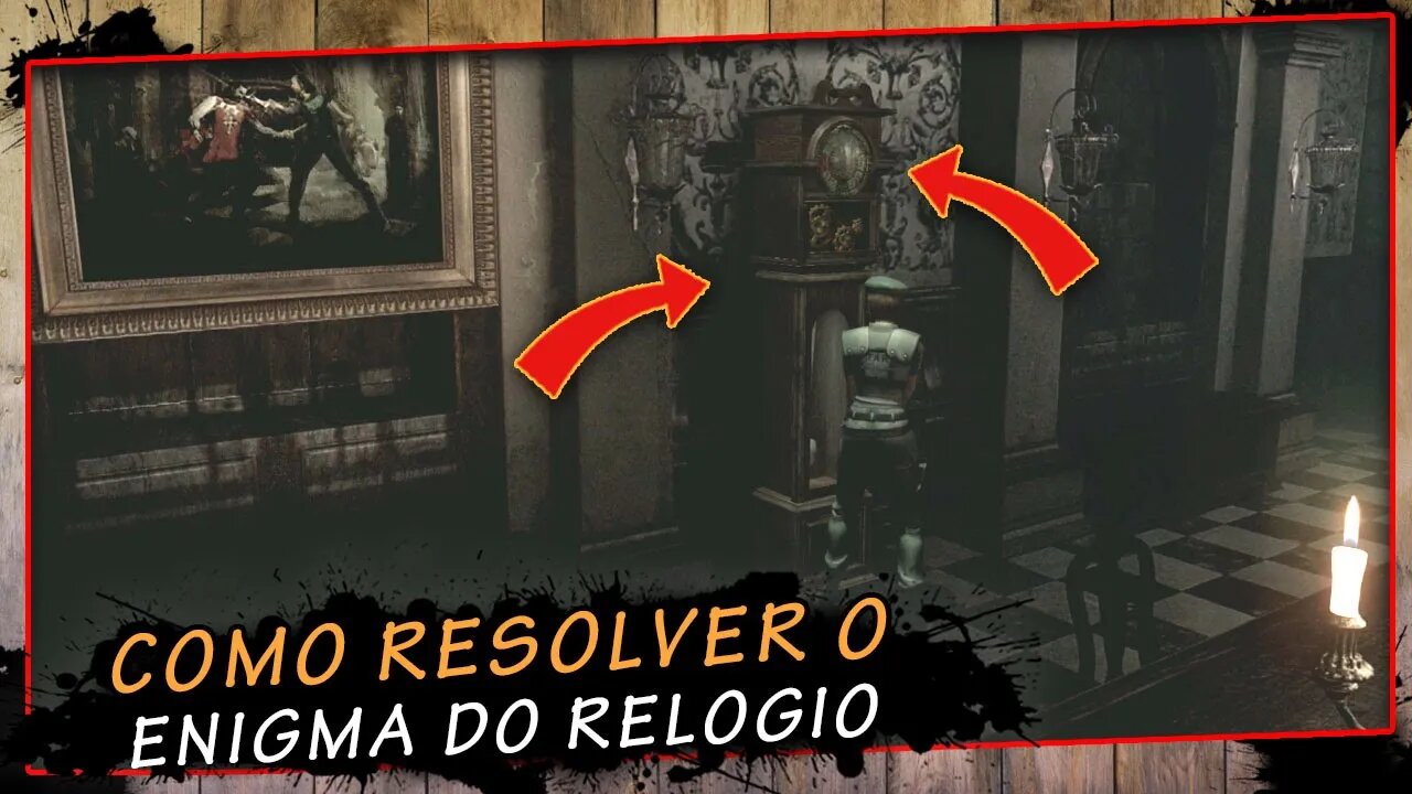 Resident Evil 1 Remastered, Como resolver o enigma do relógio | SUPER DICA PT-BR