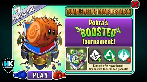 PvZ 2 - Arena Week 117B - Pokra Boosterama - No Premium Or Mints - Level 1 Plants