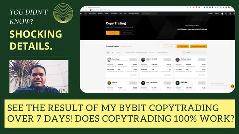 See The Result Of My Bybit Copytrading Over 7 Days! Does CopyTrading 100% Work?