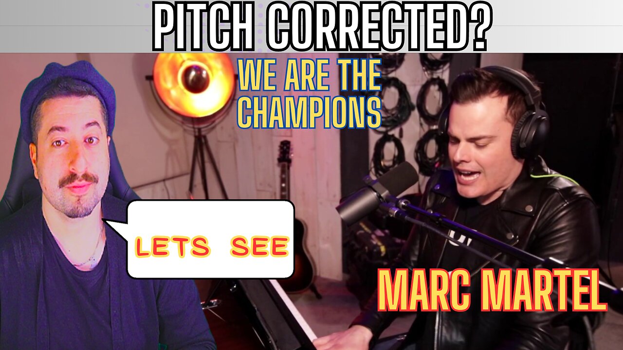 Marc Martel PITCH CORRECTED? - We are the Champions