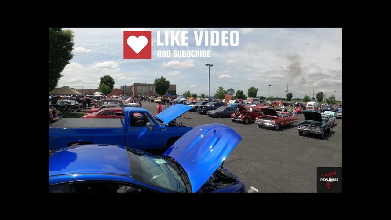 Over 500 Muscle Cars Revving Their Engines - Heard From Miles AWAY