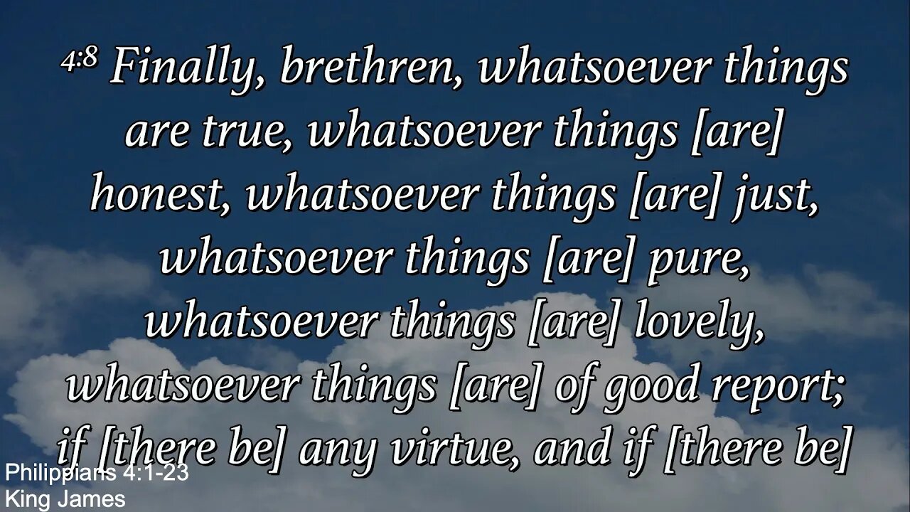 Sunday Evening, September 18th - Truth