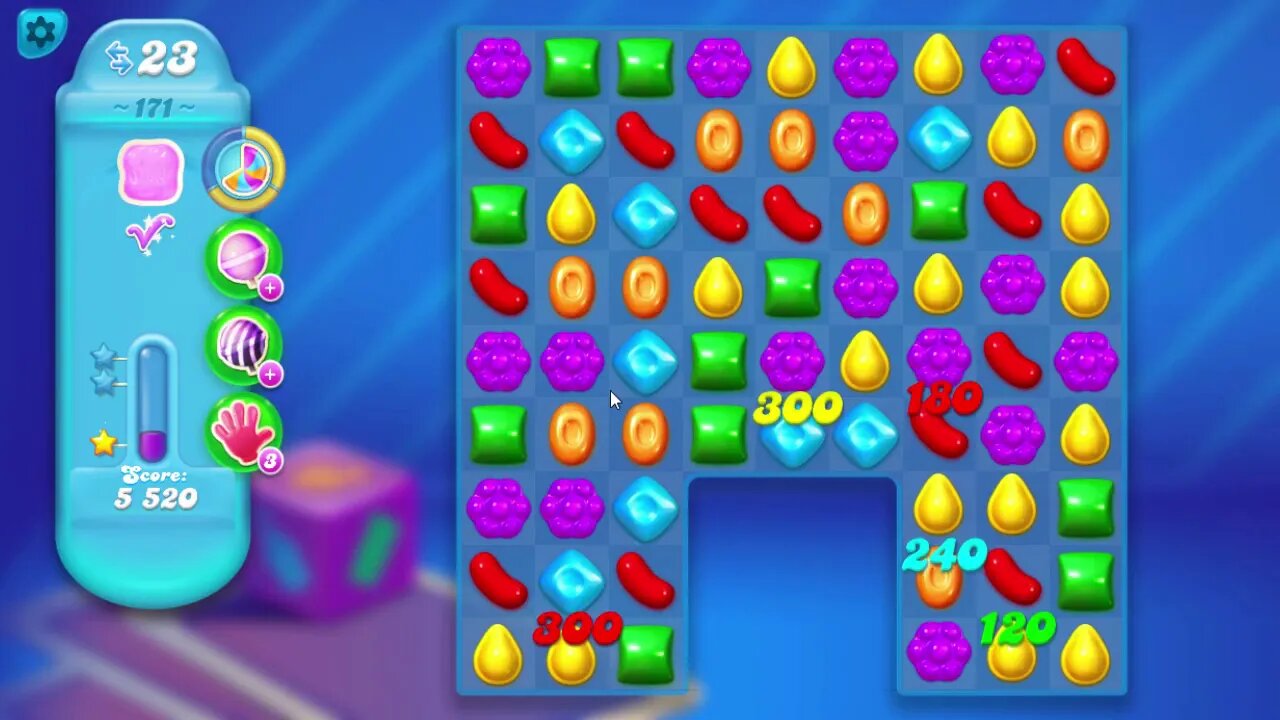 Candy Crush Soda Saga Level 171