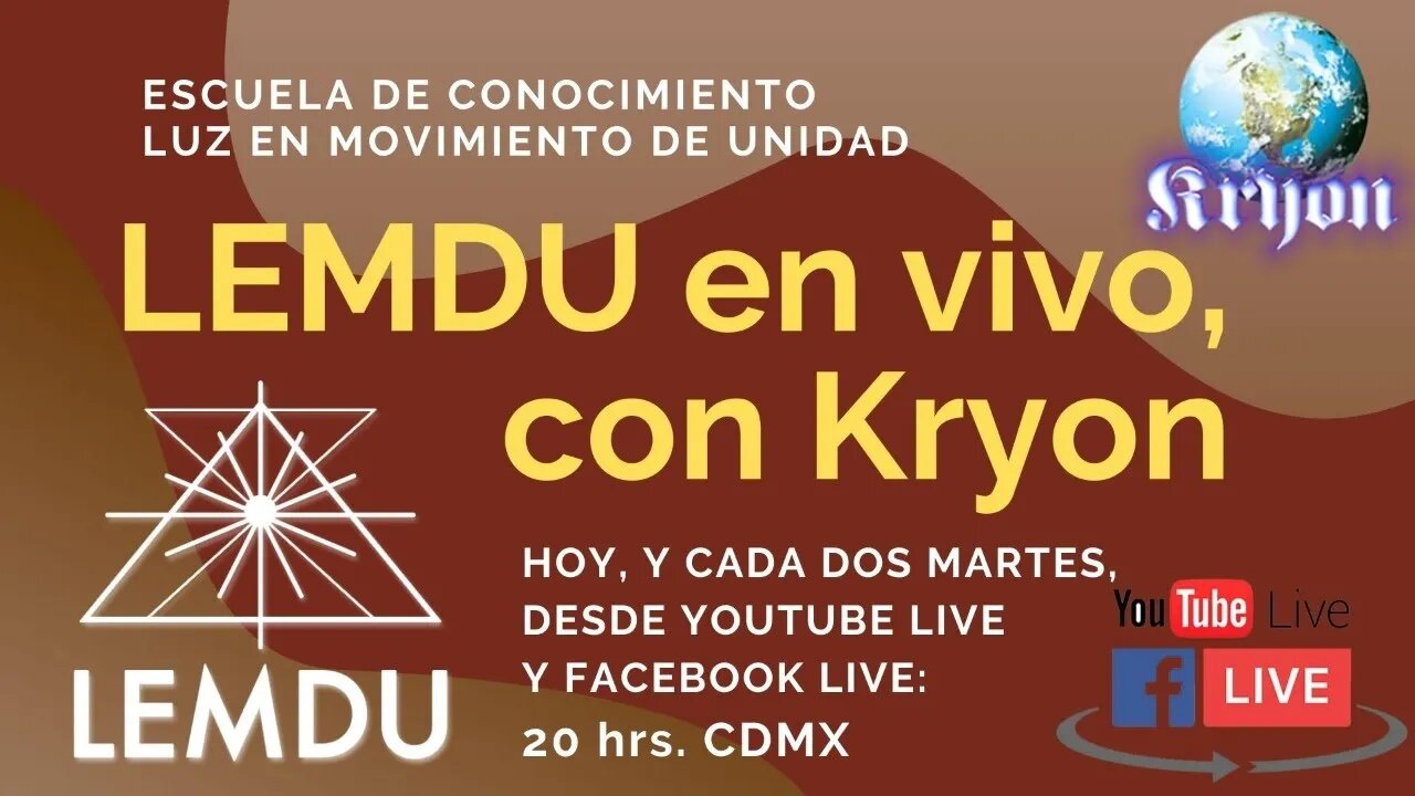 LEMDU EN VIVO CON KRYON: 1 agosto 2023.