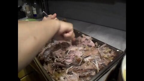 Cooking and canning Kalua Pork