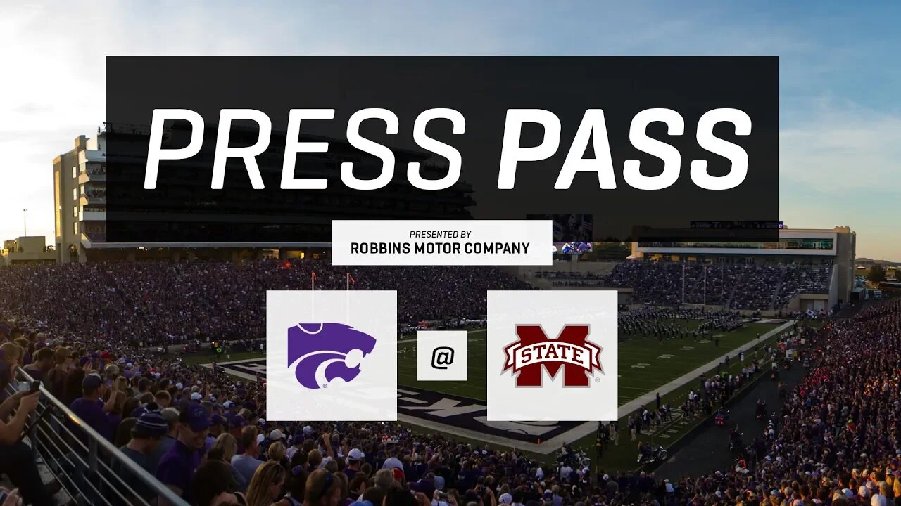 Pregame Press Pass | Kansas State @ Mississippi State | September 10, 2019