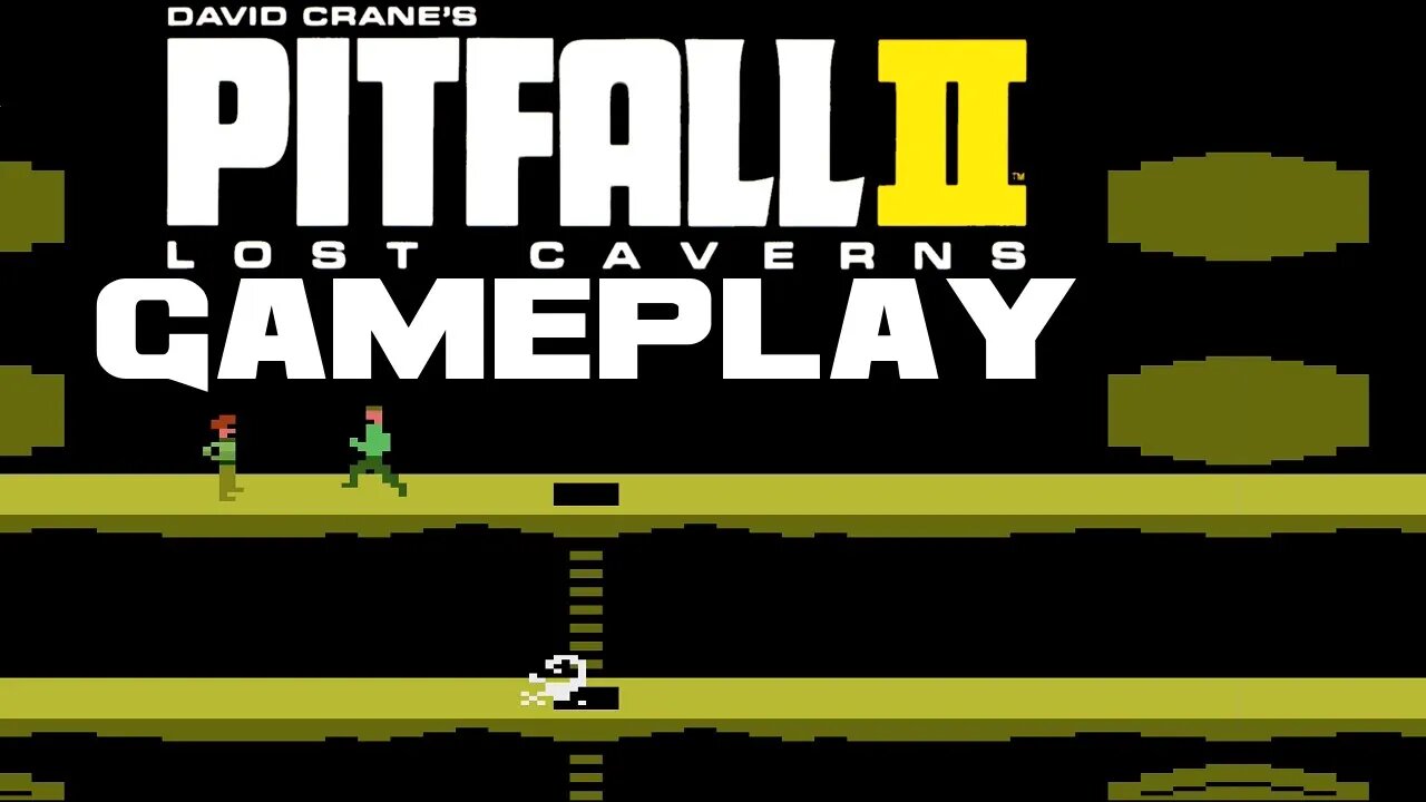 🎮👾🕹 Pitfall II: Lost Caverns - Atari 2600 Gameplay 🕹👾🎮 😎Benjamillion