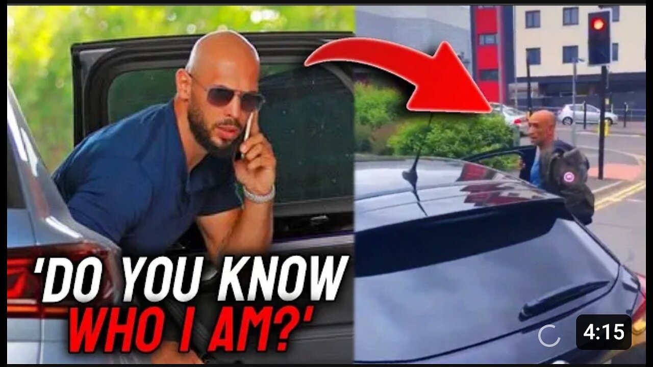 Andrew Tate pulls up on man in public (New vedio)