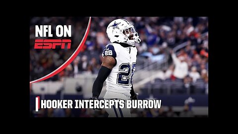 Joe Burrow PICKED OFF 😳 Malik Hooker comes up with the interception for the Cowboys | NFL on ESPN