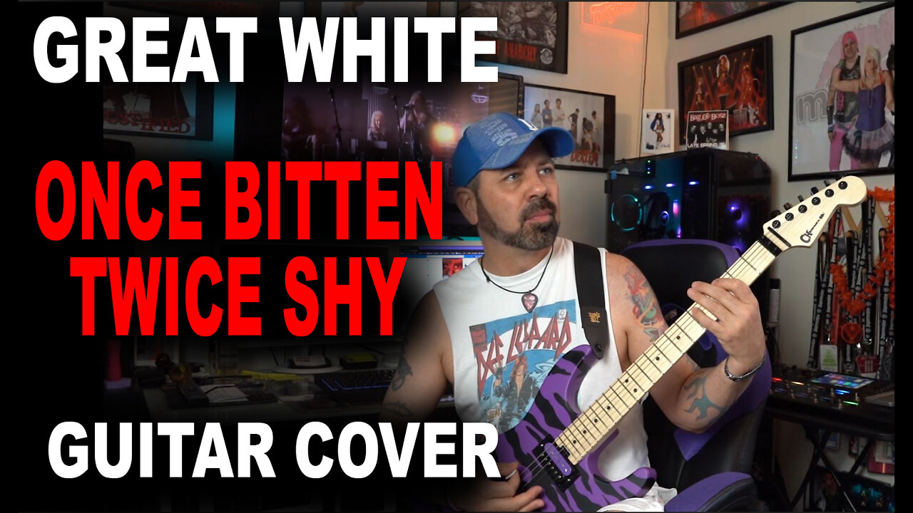 Great White - Once Bitten Twice Shy Guitar Cover