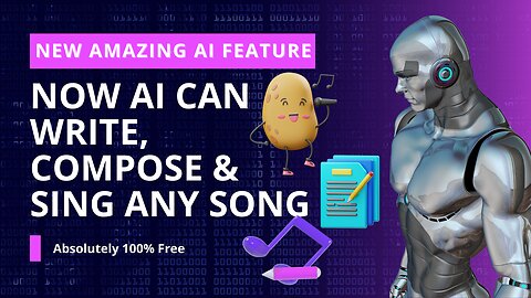 2023 | An Amazing New AI Feature | Now AI Can Write, Compose & Sing Any Song | Absolutely Free