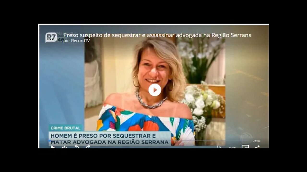 RJ: Pedreiro é preso acusado de sequestrar e assassinar advogada